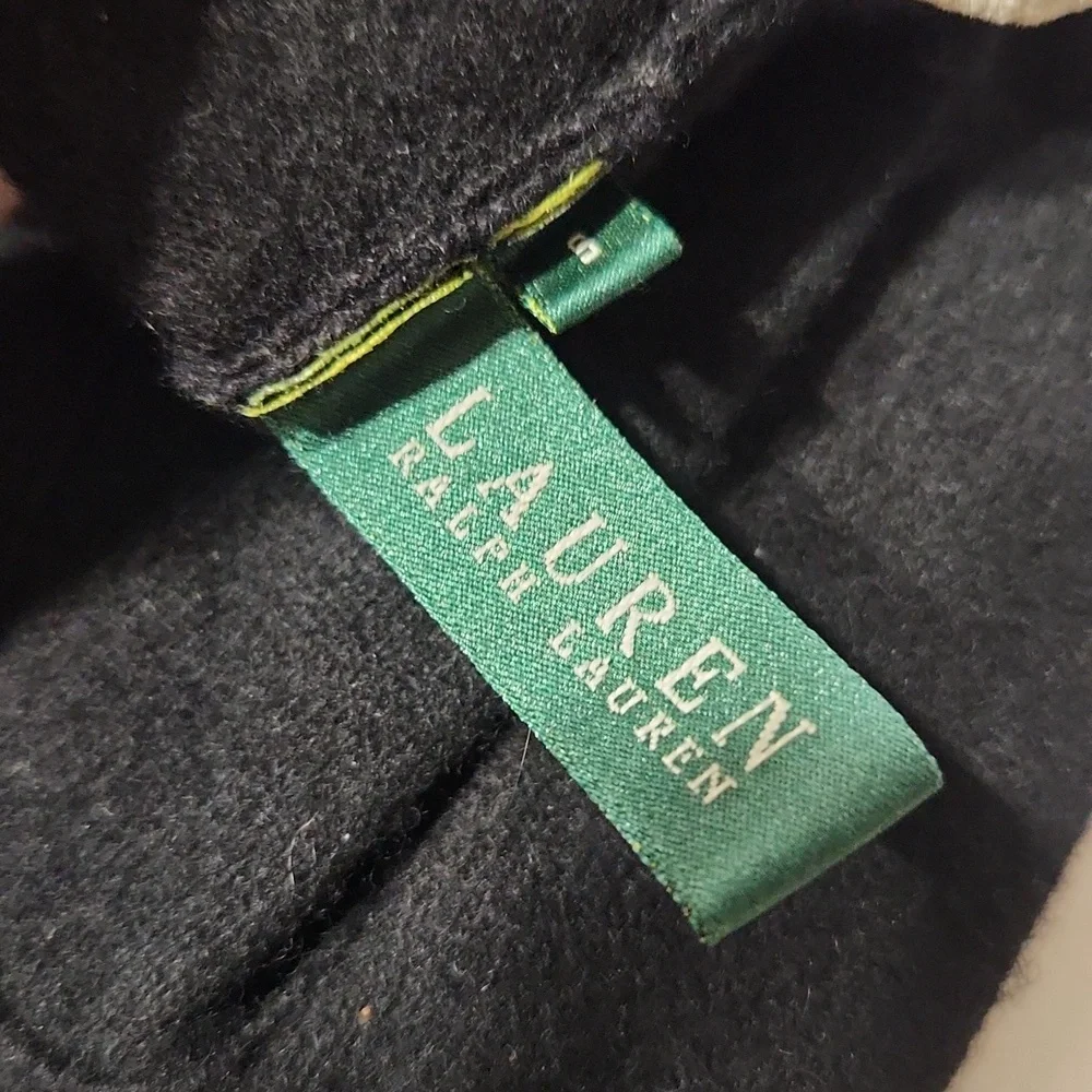 Lauren Ralph Lauren Wool & Cashmere Gloves Black Size Small